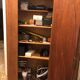 Wardrobe with beveled mirror