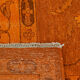 Handmade Oriental Decorative 1980s 267 cm x 372 cm Orange Wool Carpet