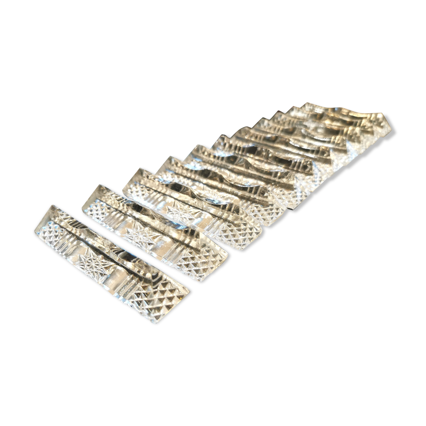 11 glass knife holders