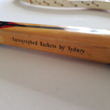 Two vintage collector tennis rackets, "Robert Haillet" and "Team de France"