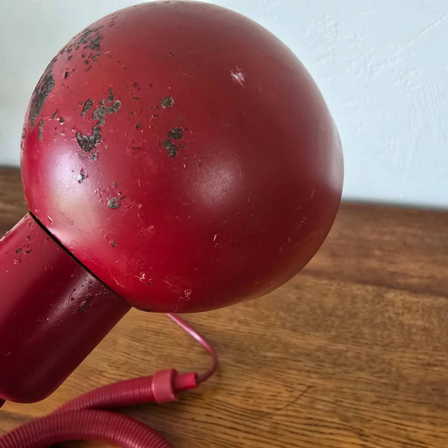 Lampe Serpent rouge "Hebi", années 70