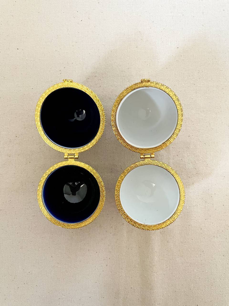 Porcelain Eggs Jewelry Box