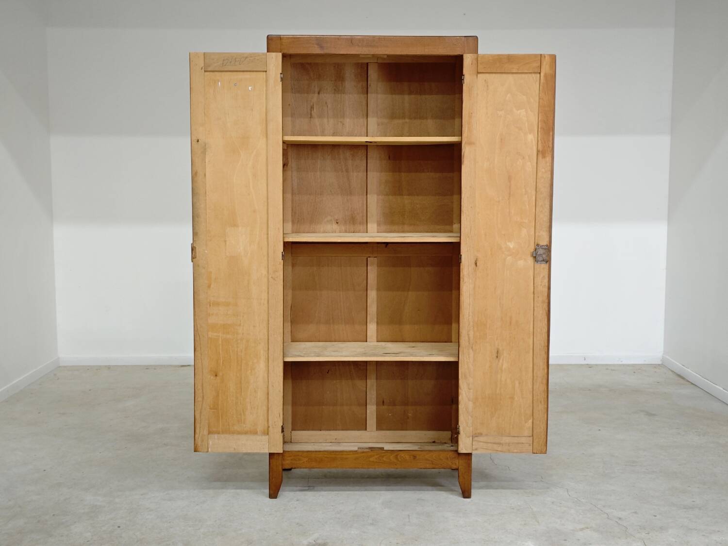 Parisian wooden wardrobe in country style