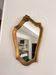 Golden Mirror Wood Rocaille Louis XV Rococo Golden Mirror Wood Shell