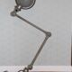 Jielde lamp 2 arms gray 1970