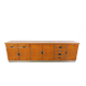 Vintage italian burl wood credenza, 1970s