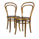 Set of 2 bistro chairs N°14 by Turpe - Germany 1900 -
