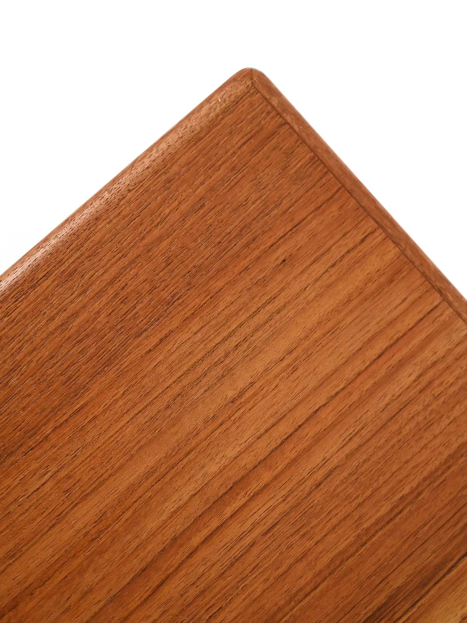 Scandinavian vintage teak flip-top desk
