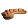 Sculptural canapé by Wiener Werkstätte, Austria, 1980s