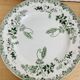 4 dessert plates Modern Style St Amand iron land