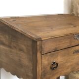 Vintage solid pine desk / writing desk