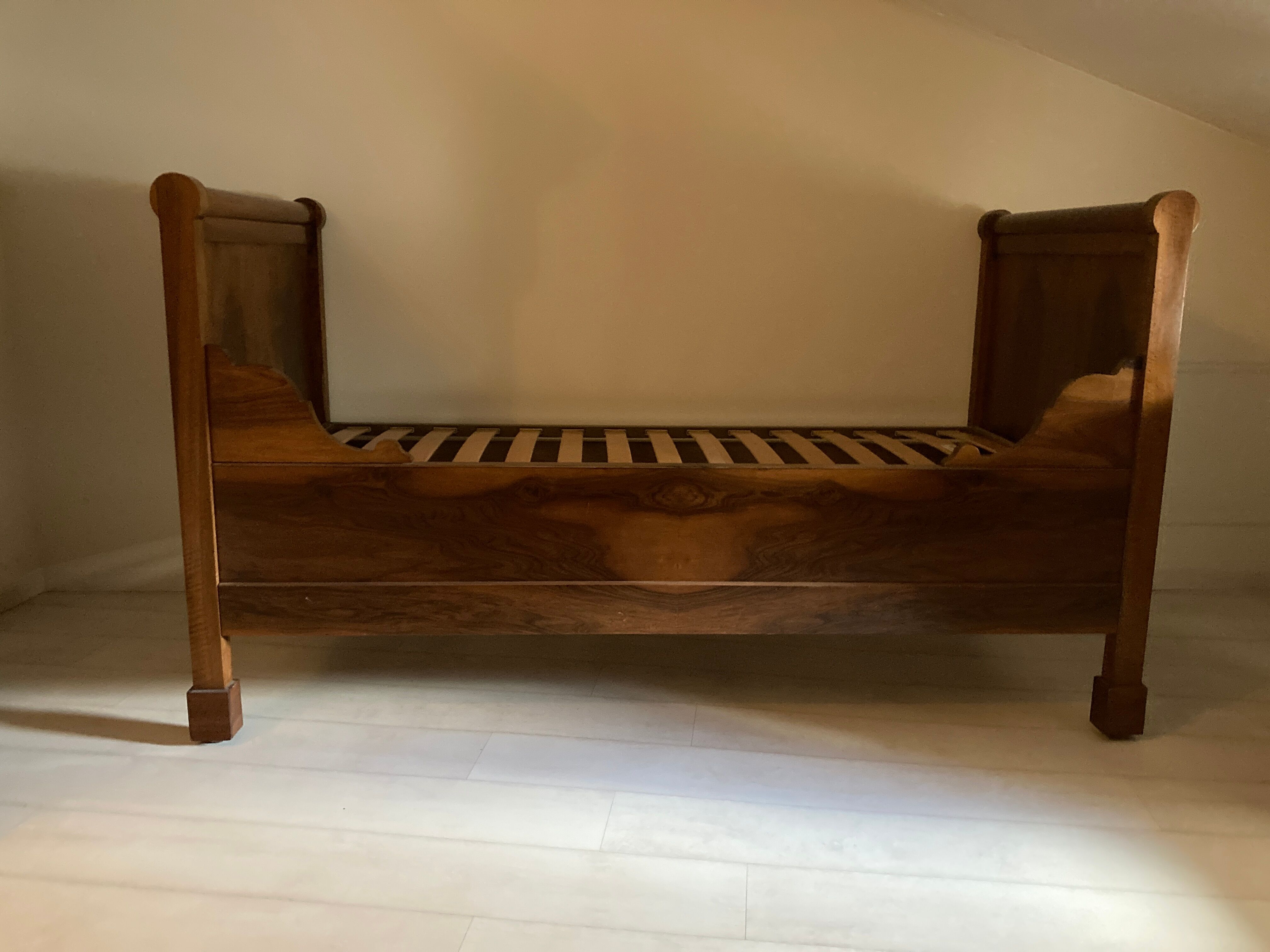 Louis Philippe sleigh bed