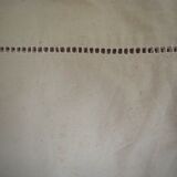 Old sheet in mixed fabric in ecru/beige color
