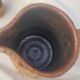 Set of old Corsican cork and terracotta handcrafted pitcher and cup