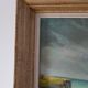 oil painting on panel Seaside in Royan signed 1950