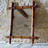 Bamboo mirror 45x53cm
