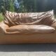 Steiner Paris 2 Seater Sofa Leather Camel Brown