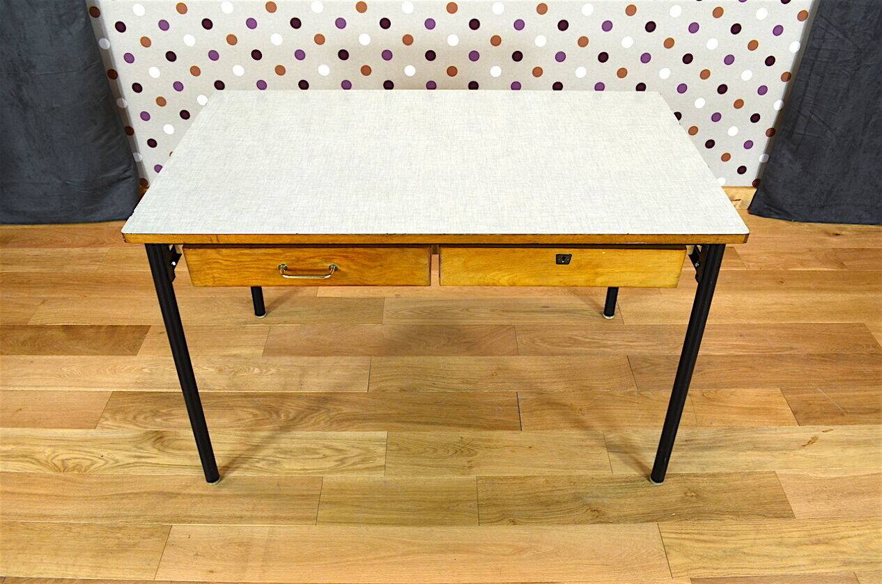 Vintage 1960s formica desk