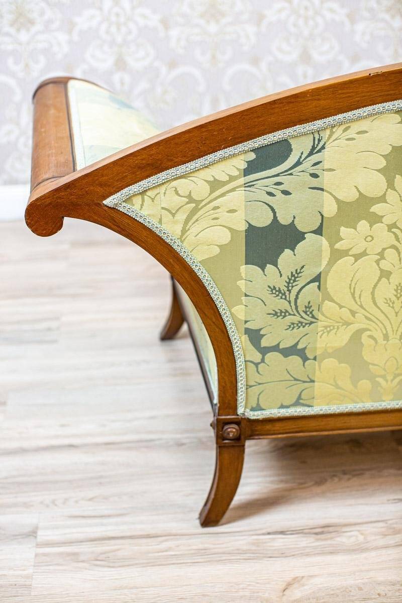 Vintage Walnut Sofa, 1950s