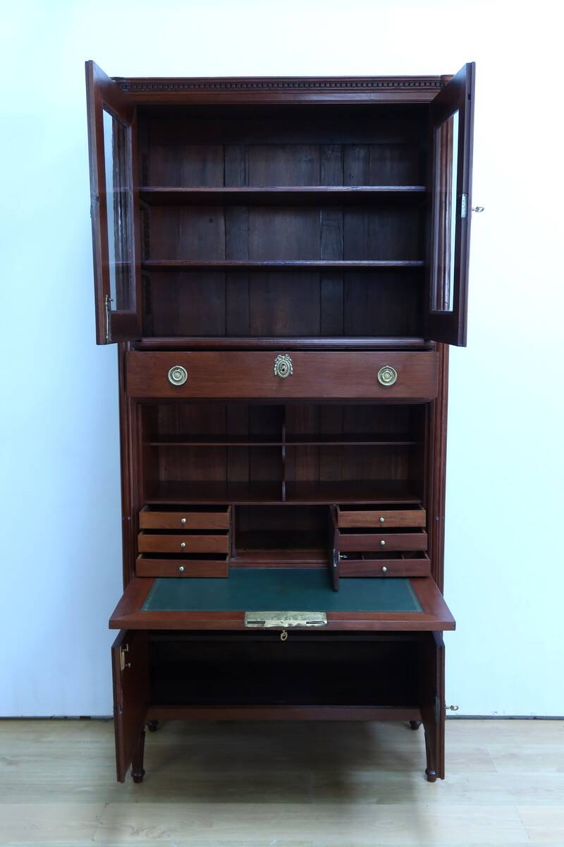 Secretary with a Mahogany Guillotine from Cuba, Louis XVI period – Late 18th century