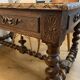 Antique solid oak dining table