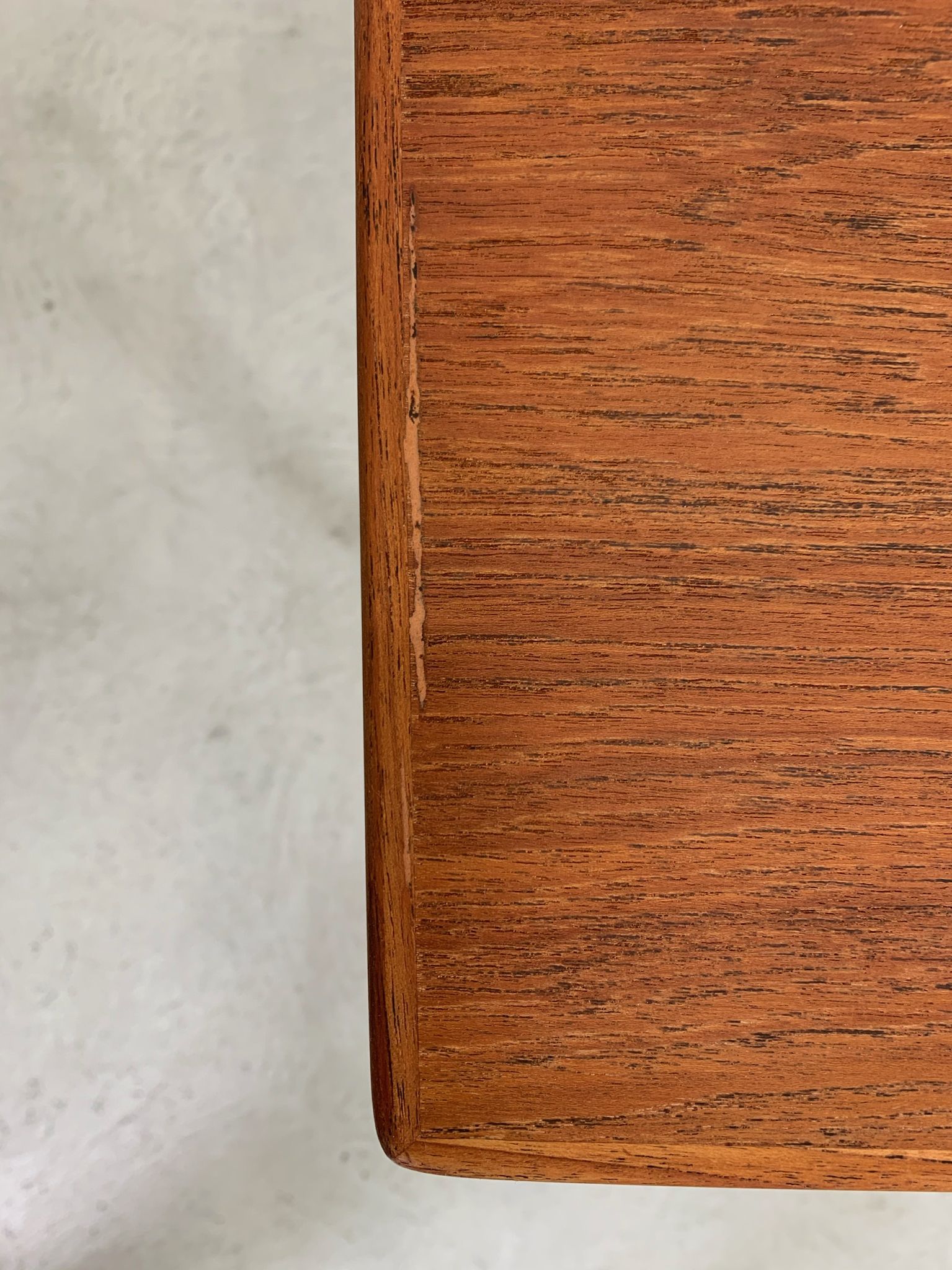 Table à manger en teck danois par Kai Kristiansen années 1960