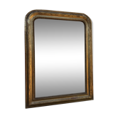 Louis-Philippe gilded mirror with gold leaf 73 x 54,5cm