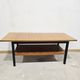 Vintage 1970s Wooden Coffee Table with Lower Shelf – Mid-Century Moder