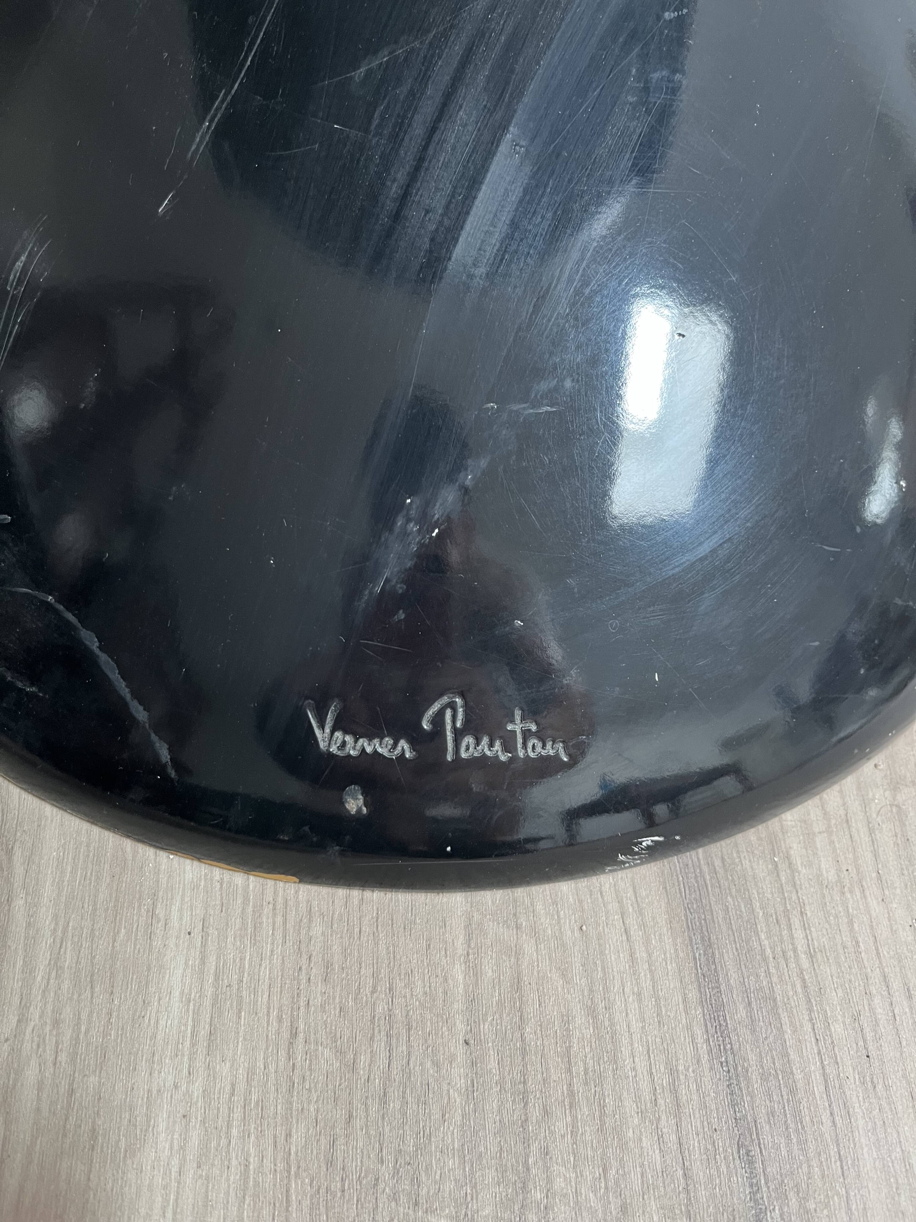 Designer armchair from the 70s by VERNER PANTON