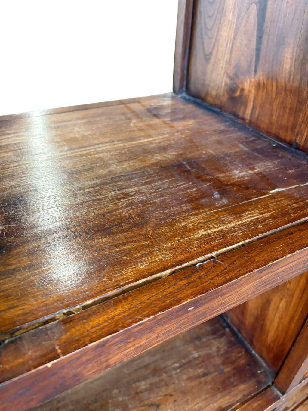 Vintage wooden bookshelf/storage unit.