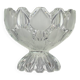 Large Tulip Collection Pressed Glass Bowl, Czechoslovakia, 1957s