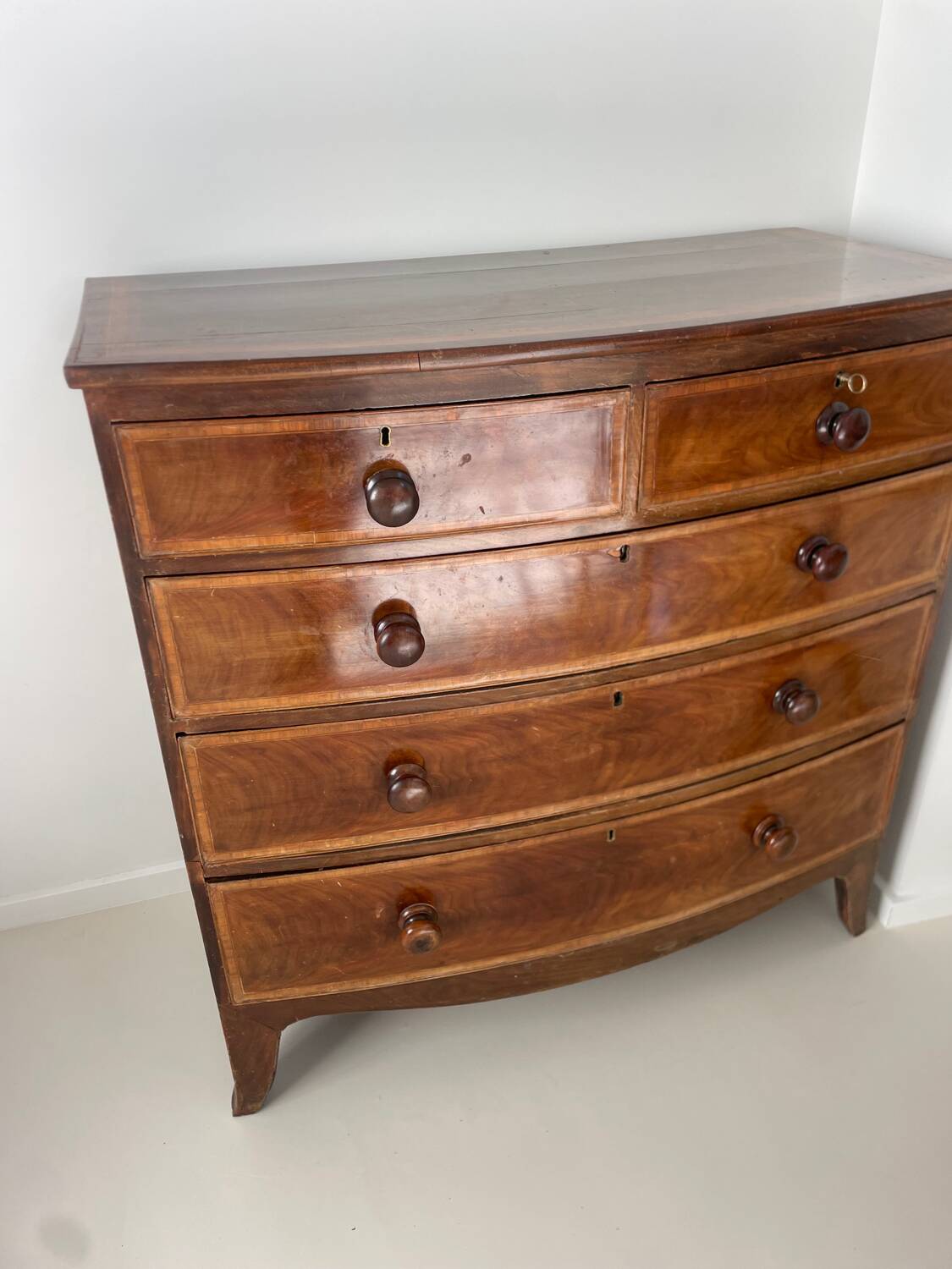 Commode anglaise 19eme siècle