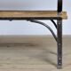 Banc de parc en fer riveté, années 1920