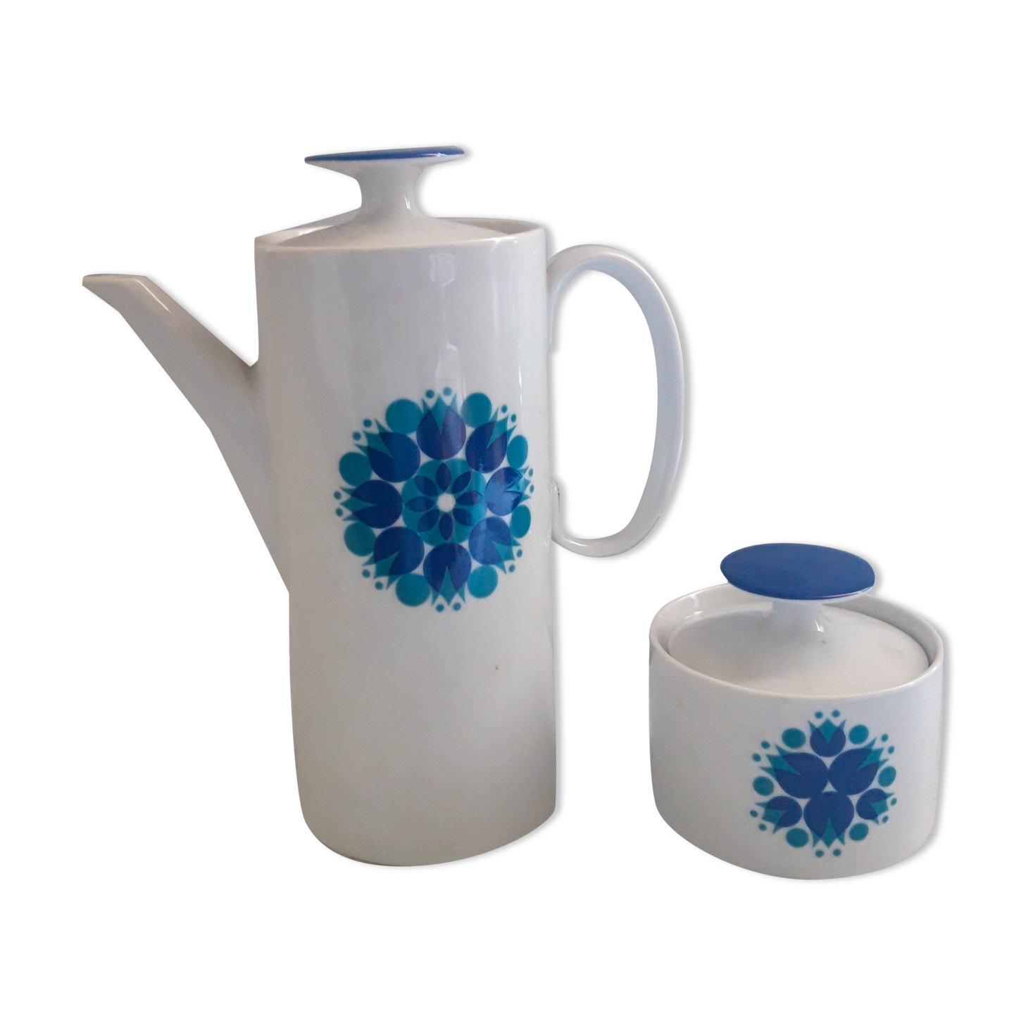 Coffee maker and sugar maker Porcelaine Thomas Vintage