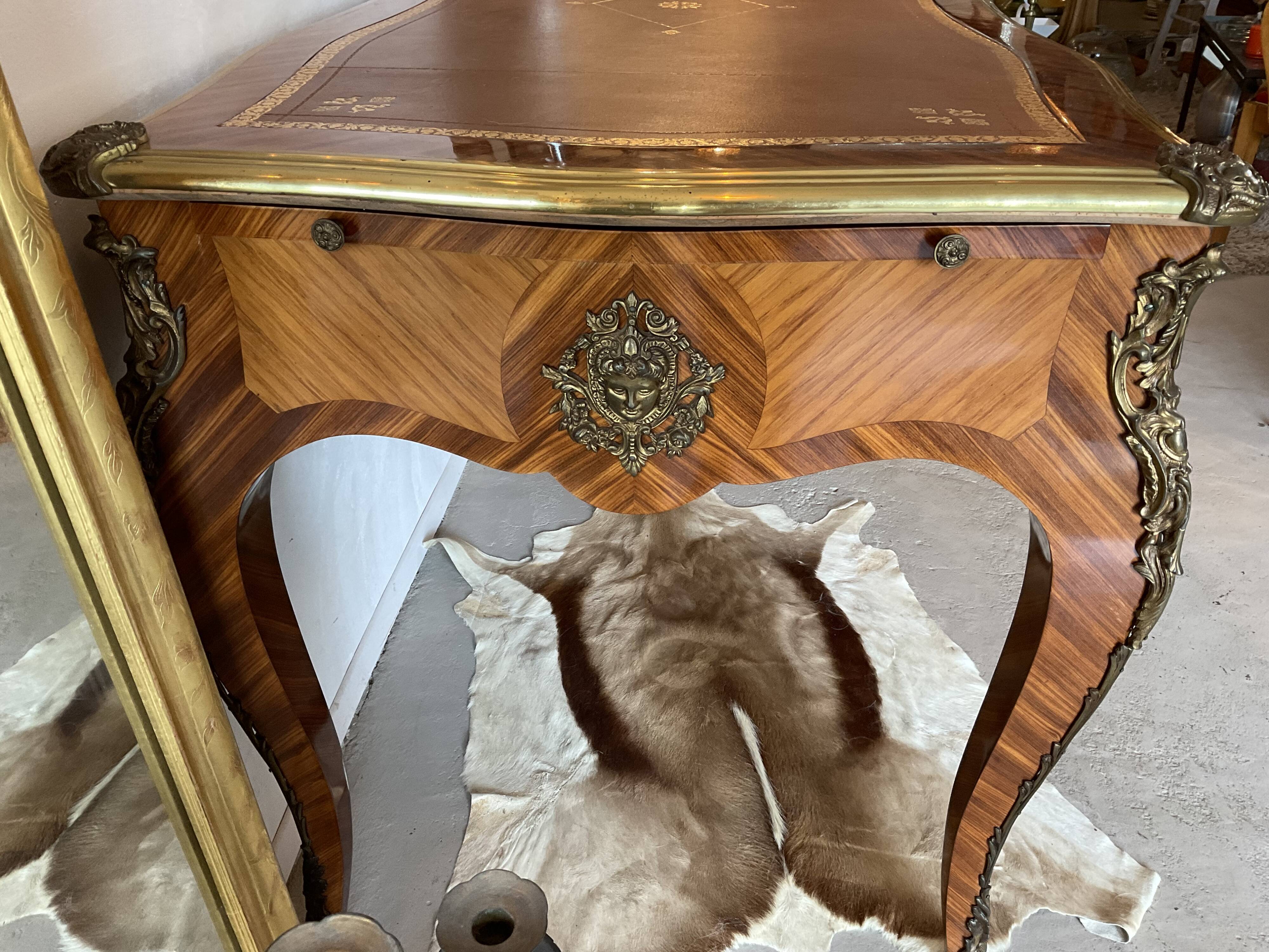 Louis XV style office. 3 drawers