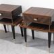 Paire de table de chevet années 50