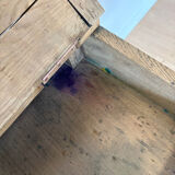 Solid oak school desk