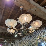 Ezan Art Deco 6-light chandelier