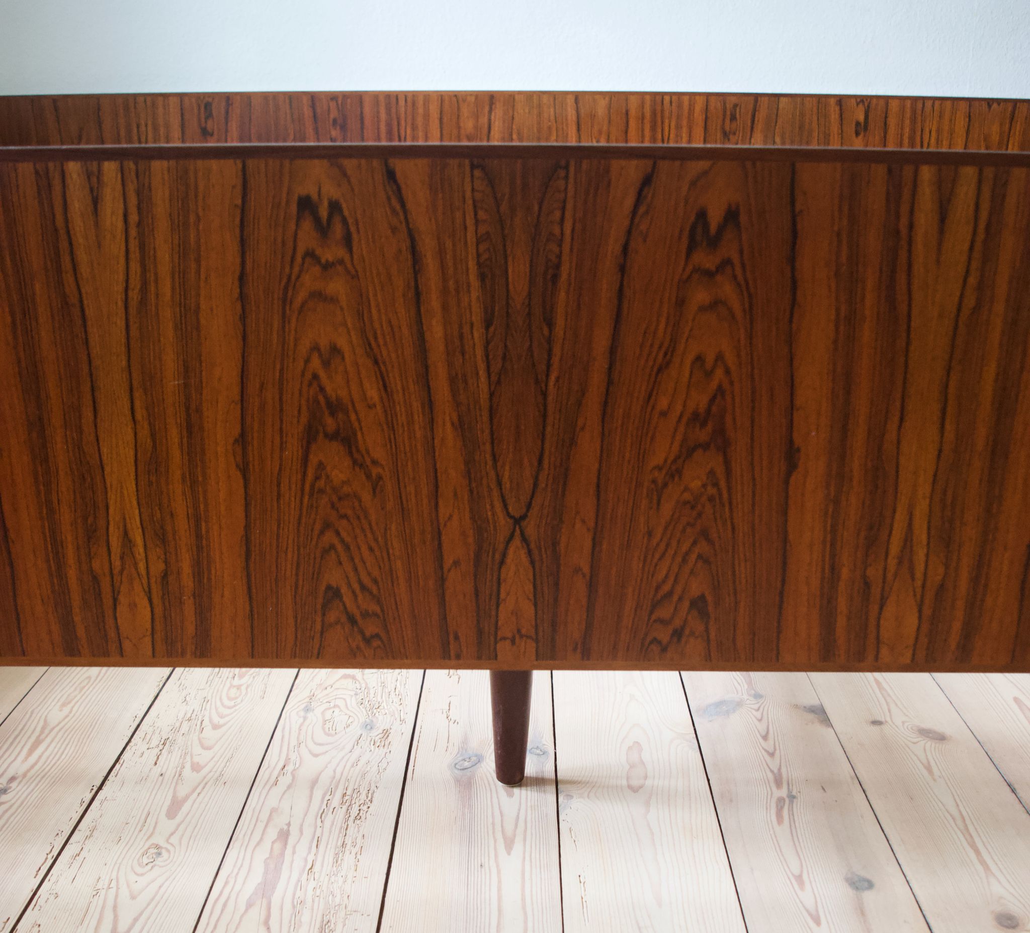 Danish rosewood floating bed from Sannemans Møbelfabrik, 1960s