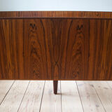 Danish rosewood floating bed from Sannemans Møbelfabrik, 1960s