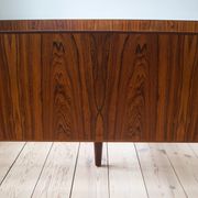 Danish rosewood floating bed from Sannemans Møbelfabrik, 1960s