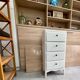 High chest of drawers with 4 original vintage drawers from the 1950s