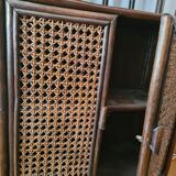 Rattan shelf