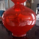 Large blown glass vase Onlylux 30 cm Italian design