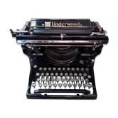 Machine à écrire underwood 1900