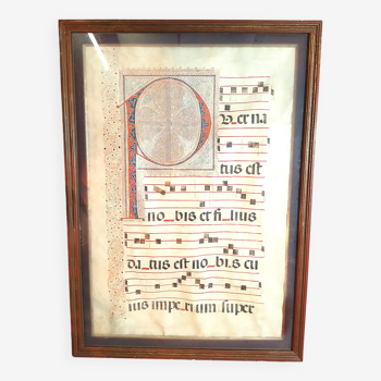 Antiphonal page 17th century
