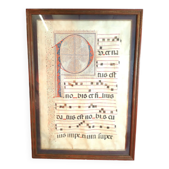 Antiphonal page 17th century