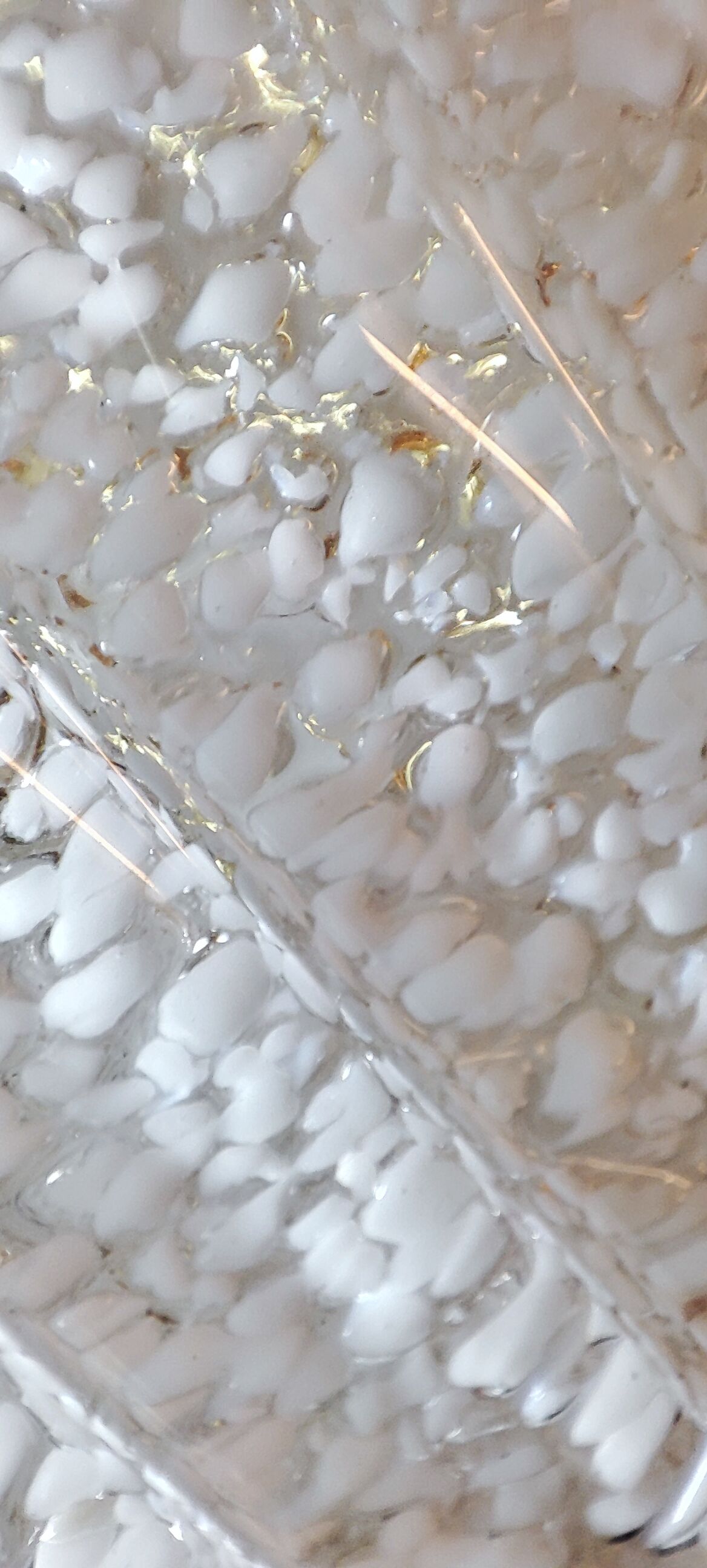 Wall sconce "Mazzega" with Murano glass leaves, Italy 1980