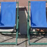 Pair of chaise longue