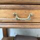 19th-century oak console table